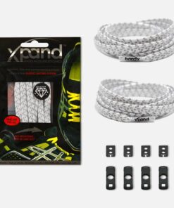 Xpand Shoe Laces - COLOR: WHITE REFLECTIVE