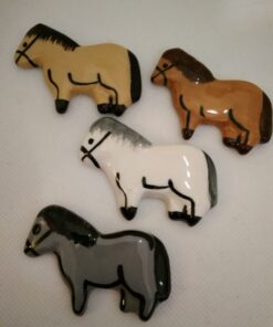 Horse Grey Mosaic Insert