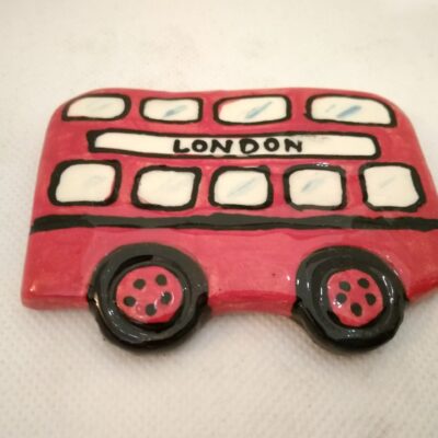 London Bus Mosaic Insert
