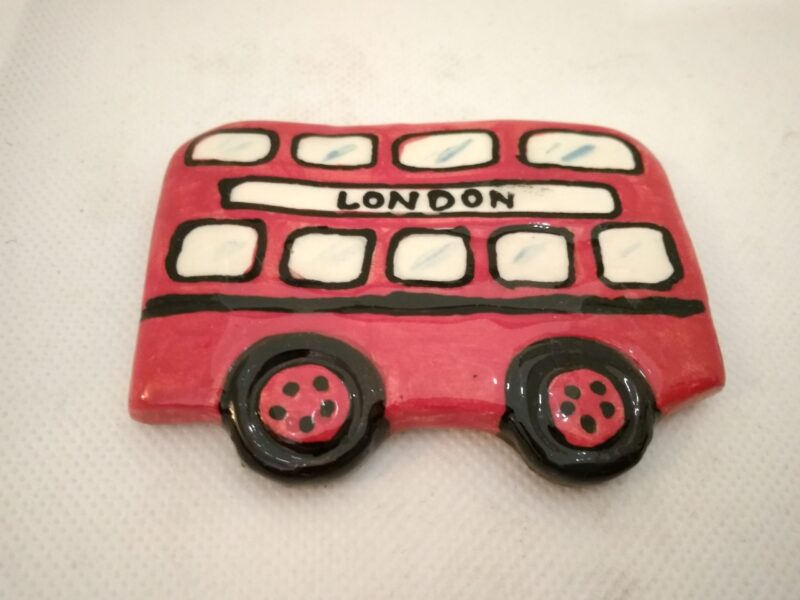 London Bus Mosaic Insert