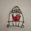 Bird in cage Mosaic Insert
