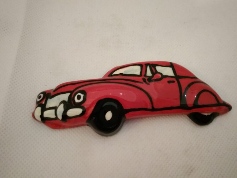 Vintage Car Mosaic Insert