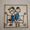 Stick kids bench Mosaic Insert