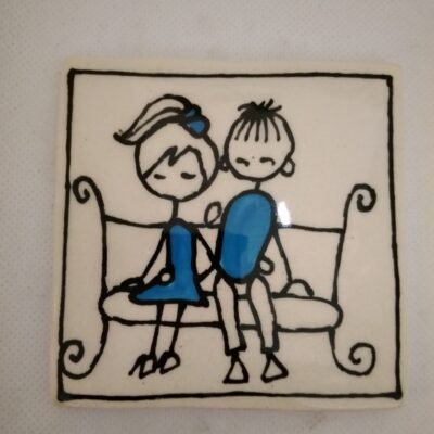 Stick kids bench Mosaic Insert