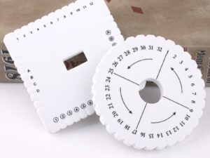 Alternative view of 2Pcs Features Round Square Kumihimo Beading Cord Disc