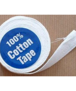 Cotton Tape 20mm White 5.2m/roll