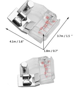 Alternative view of Adjustable Bias Tape Binding Foot Snap On Presser Foot For Brother Sewing Machine