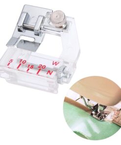 Adjustable Bias Tape Binding Foot Snap On Presser Foot For Brother Sewing Machine