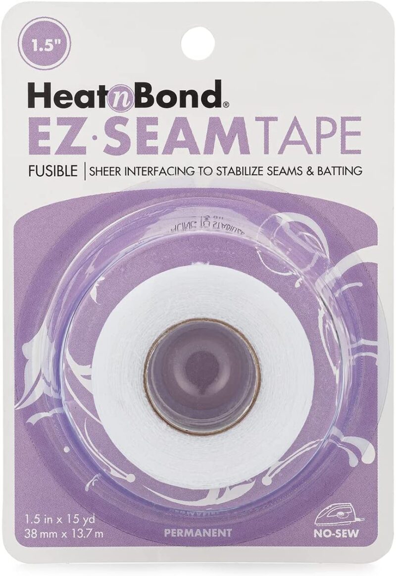 HeatnBond EZ Seam Iron-On Fusible Sheer Batting and Seam Tape