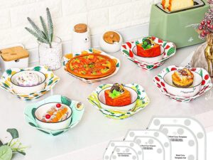 Alternative view of Bowl Cozy Template Cutting Ruler Set, 3Pcs Acrylic