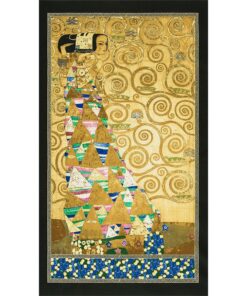 Gustav Klimt - Women Gold Metallic Panel - Robert Kaufman