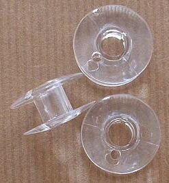 Singer plastic bobbins - 3pce