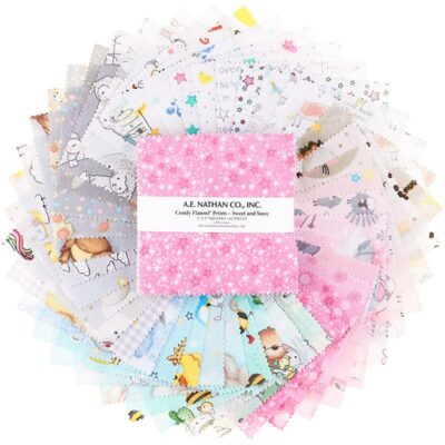 Comfy Flannel - Sweet and Sassy - 5" Charm pack