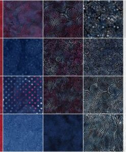 Alternative view of Americana Batiks Favorites Stamps- 5" Charm pack