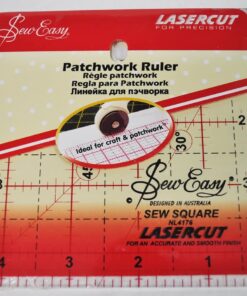 SEW EASY Square patchwork ruler 4.5" x 4.5"