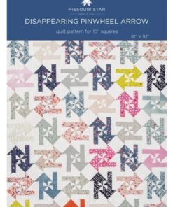 Disappearing Pinwheel Arrow Quilt Pattern by Missouri Star