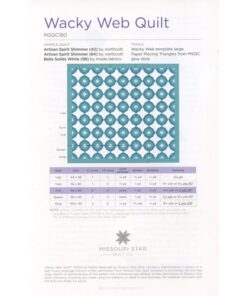 Alternative view of Wacky Web Quilt Pattern by Missouri Star