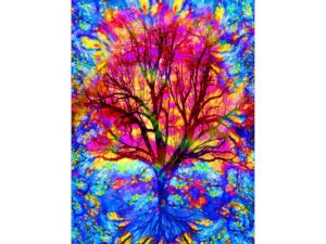 Novelty - Timeless Treasures Tree of Life Multi Panel