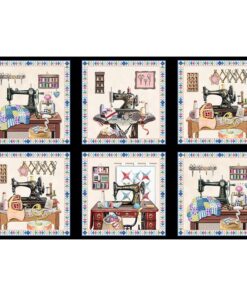 A Stitch In Time Fabric Panel