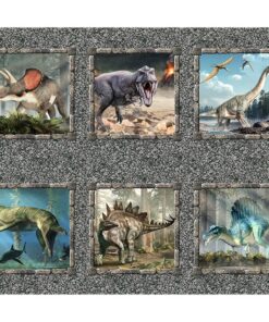 Jurassic - Dinosaur Block Multi Panel