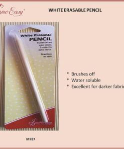 Sew Easy WHITE Erasable Pencil