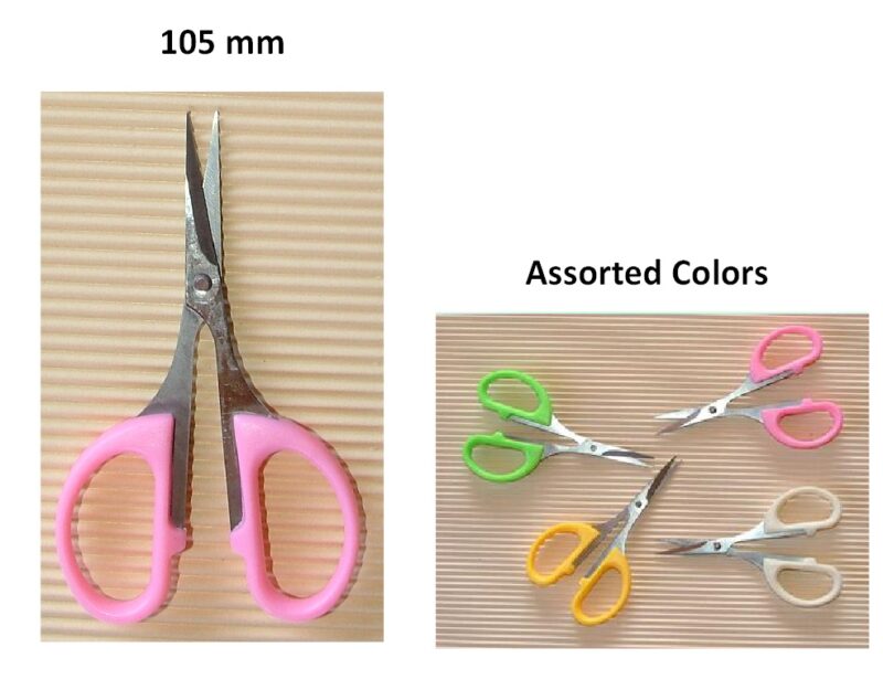 PAPERCRAFT Scissors w Sharp Point Ass Col 105mm