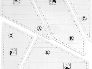 Crazier Eights Quilting Ruler Template