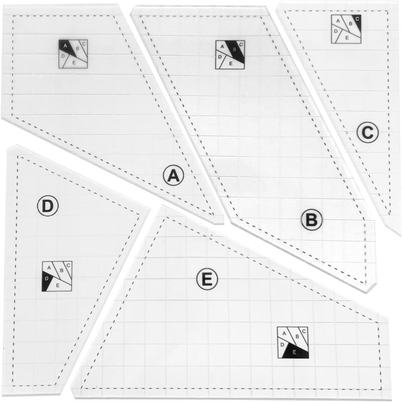 Crazier Eights Quilting Ruler Template