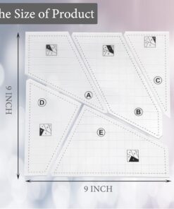 Alternative view of Crazier Eights Quilting Ruler Template