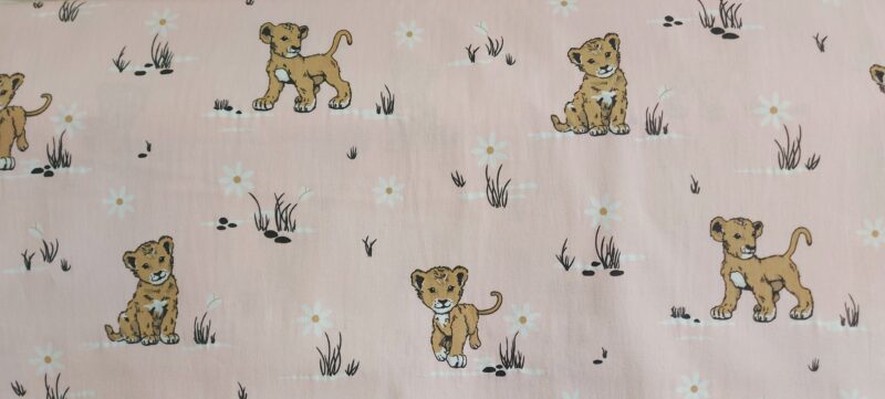 Lion Cub Pink 150cm Cotton