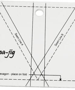 Alternative view of Hex-a-ma-jig Quilting Ruler Template