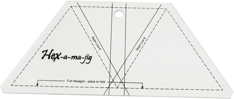 Hex-a-ma-jig Quilting Ruler Template - Image 2