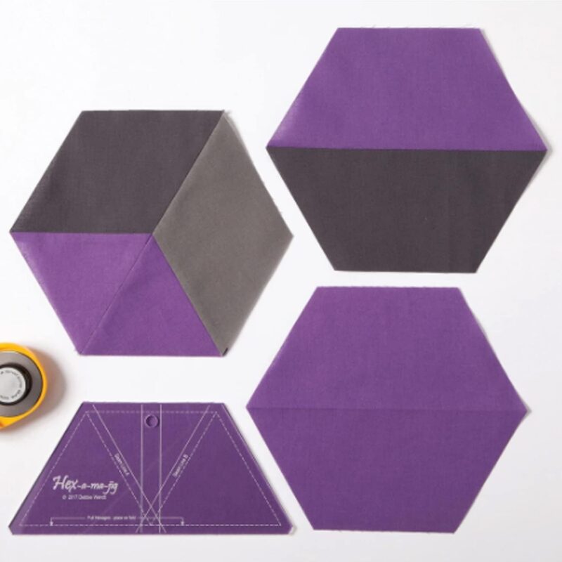 Hex-a-ma-jig Quilting Ruler Template