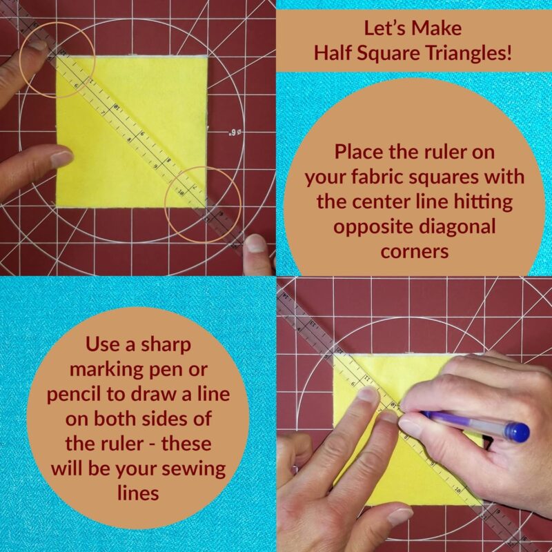 Madam Sew Exclusive - Quarter-Inch Patchwork Sewing Ruler Set - Image 4