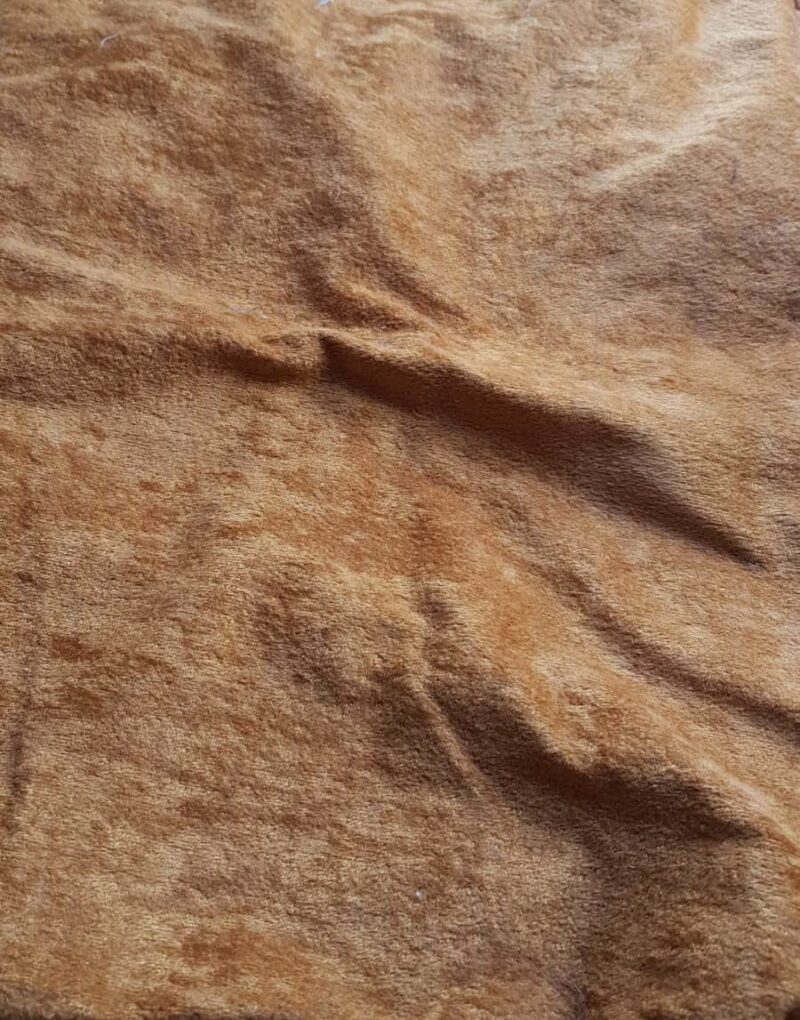 Brown short pile Synthetic Fur