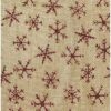Hessian 19 ct METALLIC RED A4 200 x 300mm
