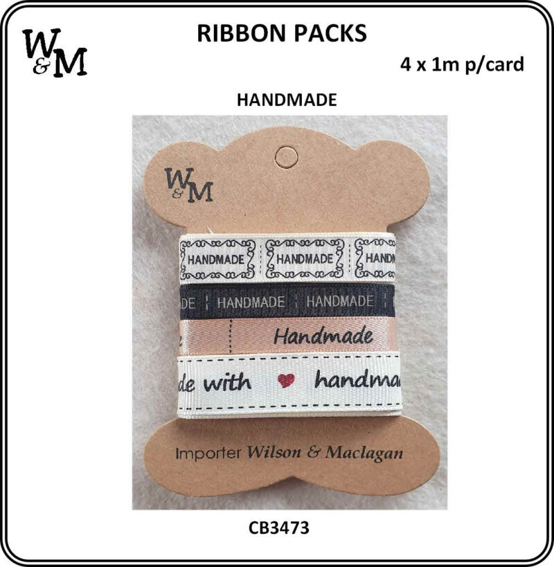 Ribbon Pack HANDMADE 4 x 1 m x p/p
