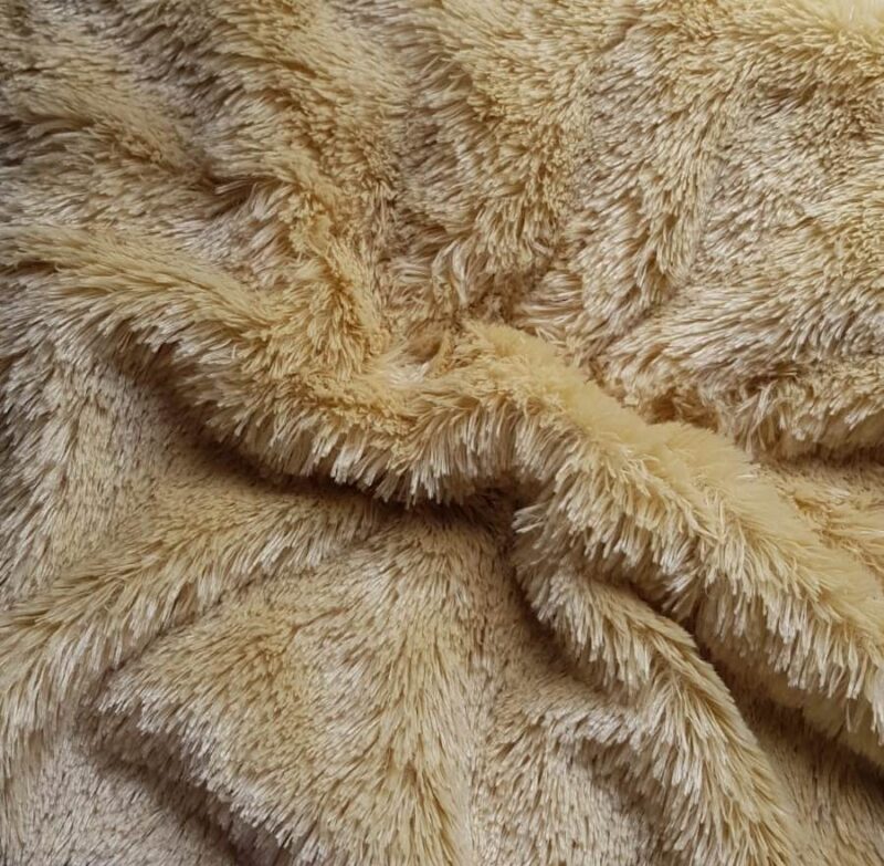 12mm Beige Synthetic Fur