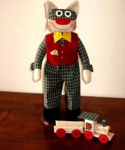 Fat Cat & the Gravy Train 45cm Printed Pattern