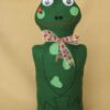 Frog Doorstop 38cm Printed Pattern