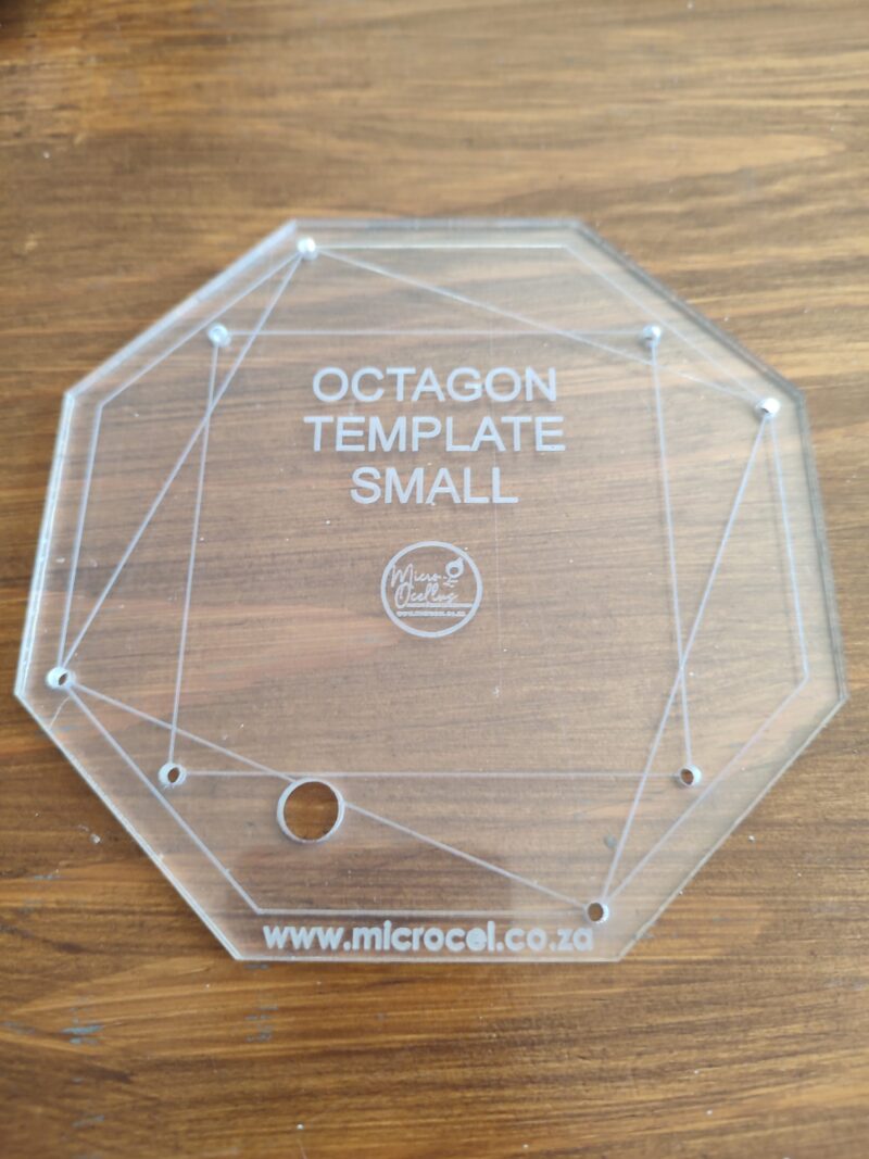 Small 5" Octagon Template