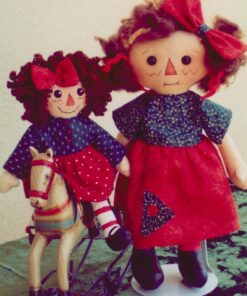 Little Raggedies 23cm & 16cm Printed Pattern