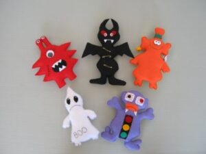 Monsters 25cm Printed Pattern