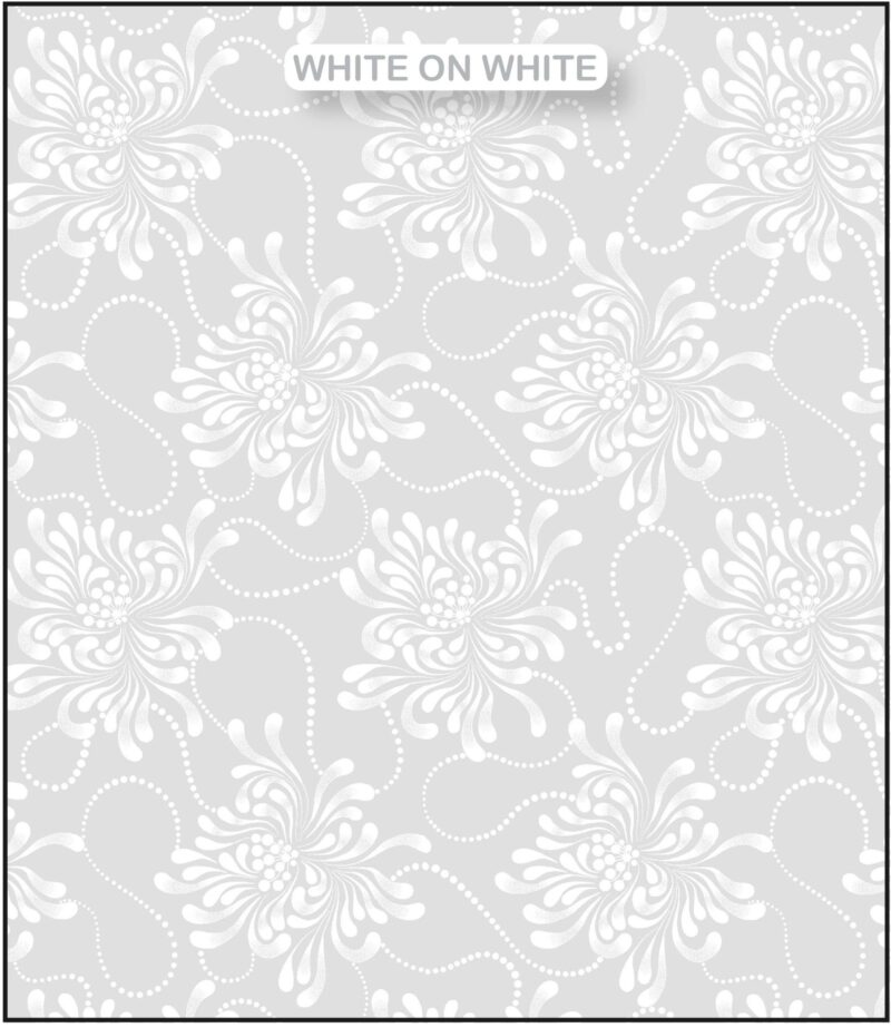 White on White Fabric 62802