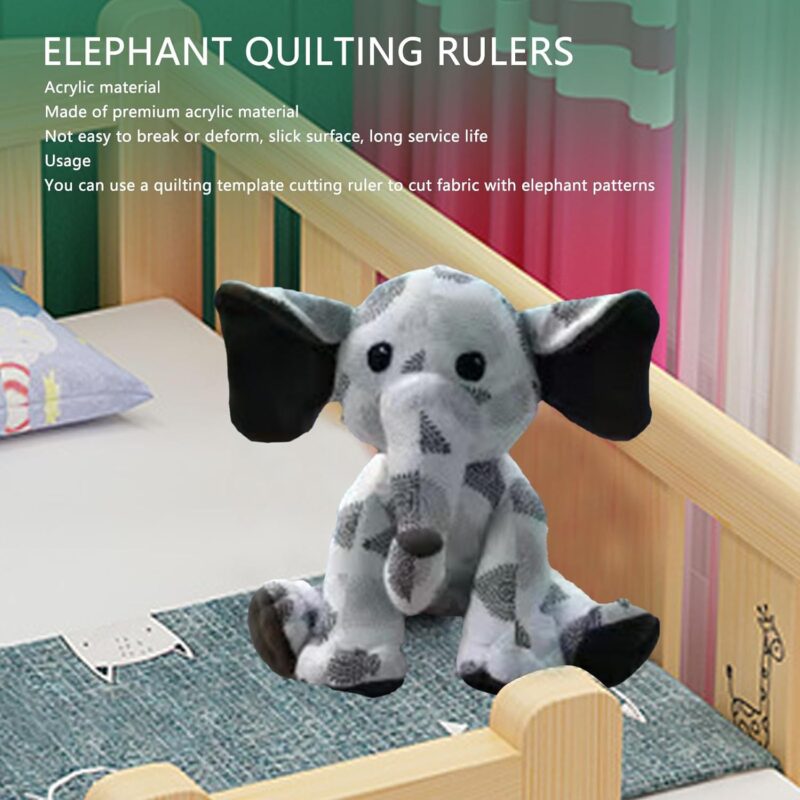 10pcs Memory Elephant Template Ruler Set - Small - Image 3