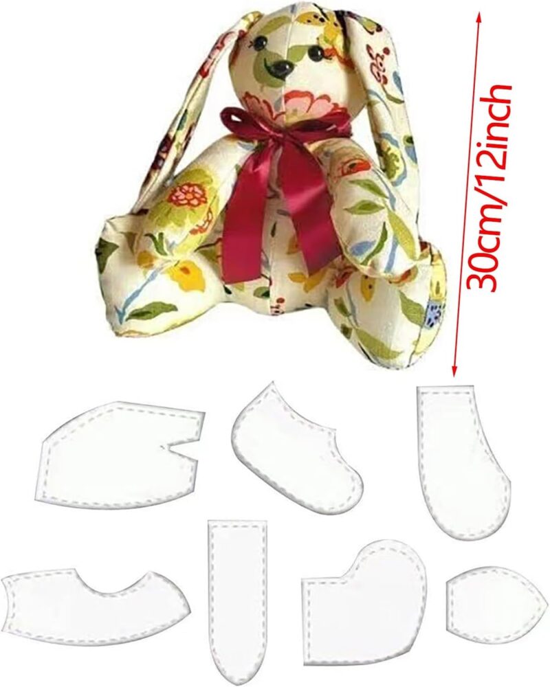 7pcs Memory Rabbit Template Ruler Set - 12" - Large