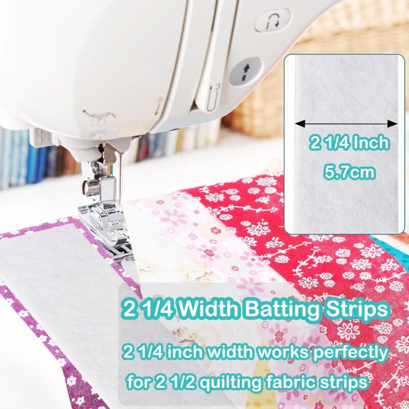 Cotton Blend Batting for Jelly Roll Rugs 2 1/4" x 50Yard - Image 3