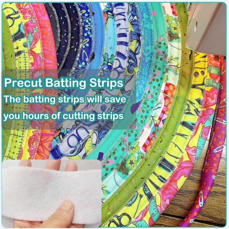 Cotton Blend Batting for Jelly Roll Rugs 2 1/4" x 50Yard - Image 5