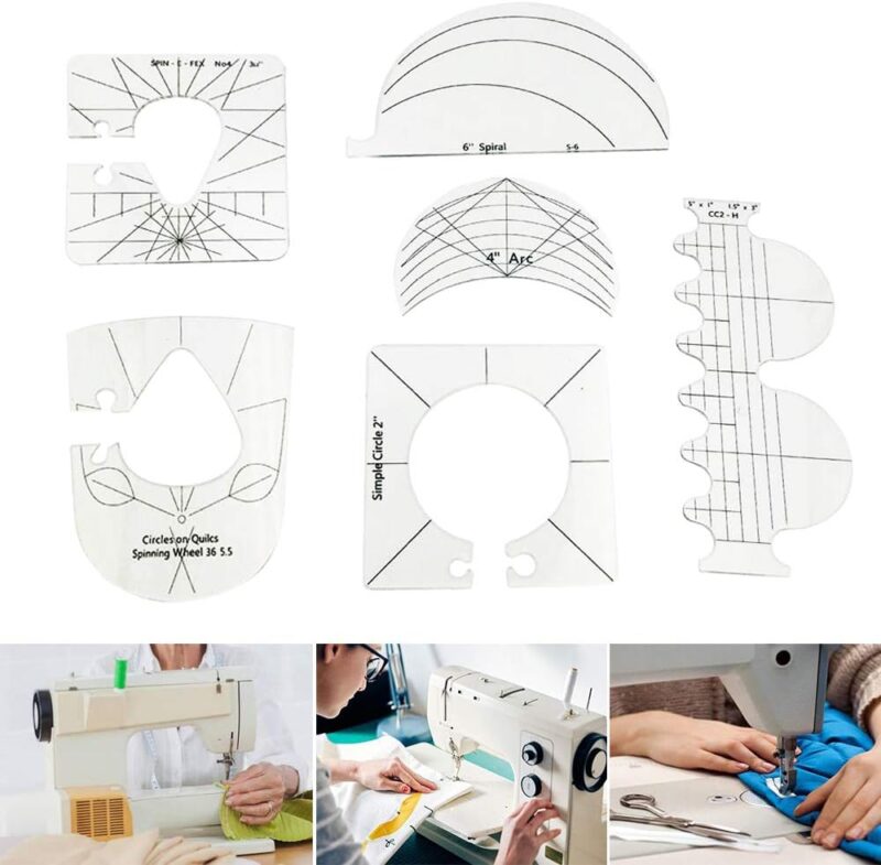 Quilting Template 6 Piece