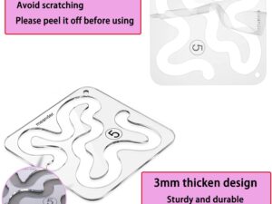 Alternative view of 3 Pce Free Motion Quilting Rulers -AA